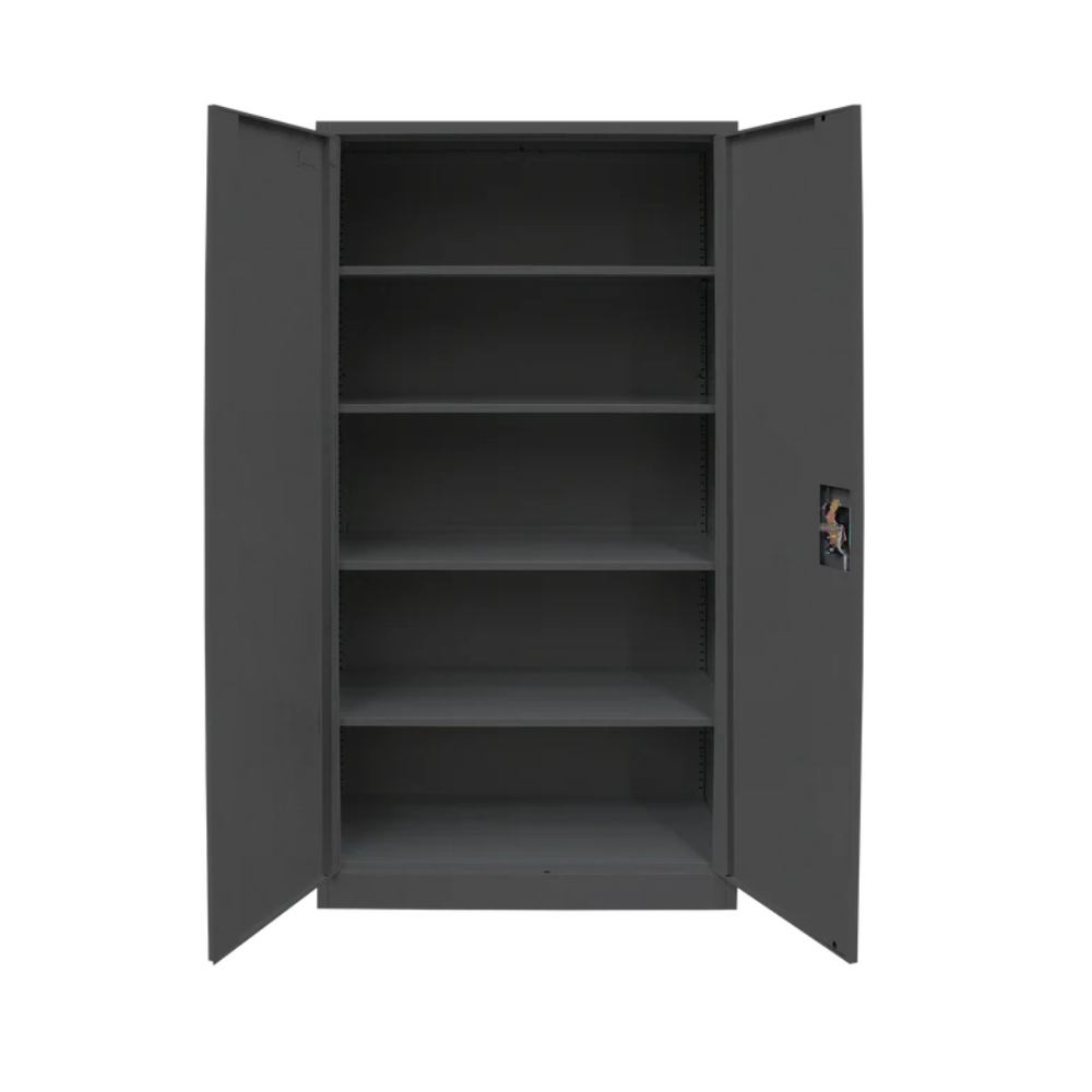 3er Set Stahlschrank XL Anthrazit 1950 x 900 x 450 cm