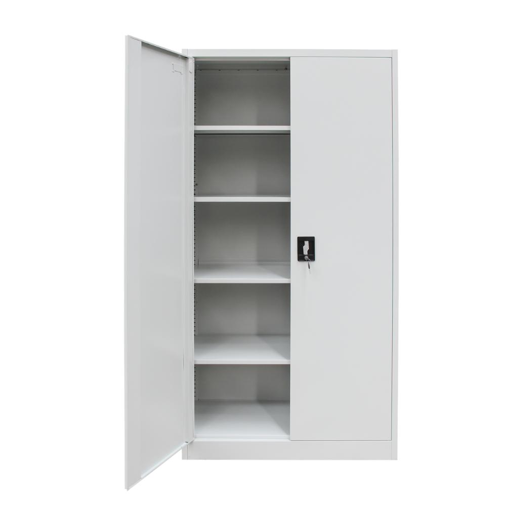 Stahlschrank XL Lichtgrau 1950 x 900 x 450 cm