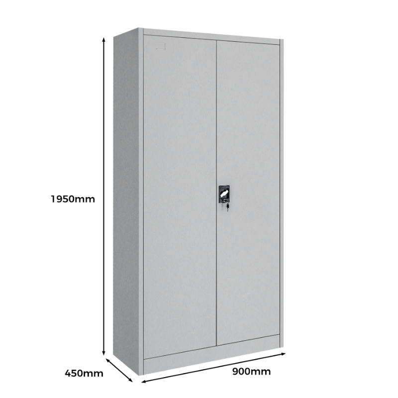 3er Set Stahlschrank XL 1950 x 900 x 450 cm