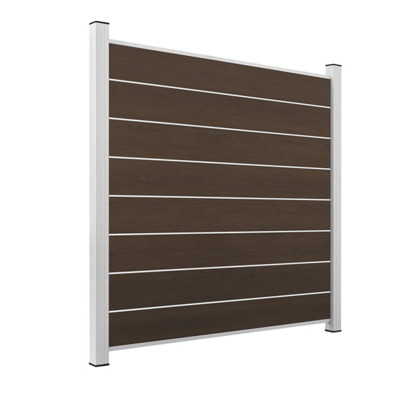 ModuLine Zaun-Komplettset ENZO, WPC Natur