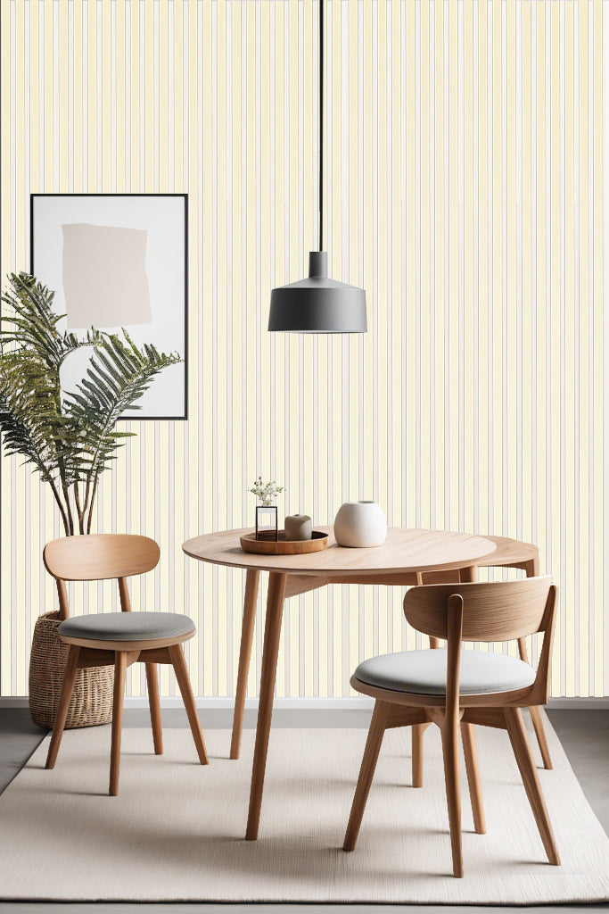 Akustikpaneel Premium Sand – Filz Beige 244 × 60 cm