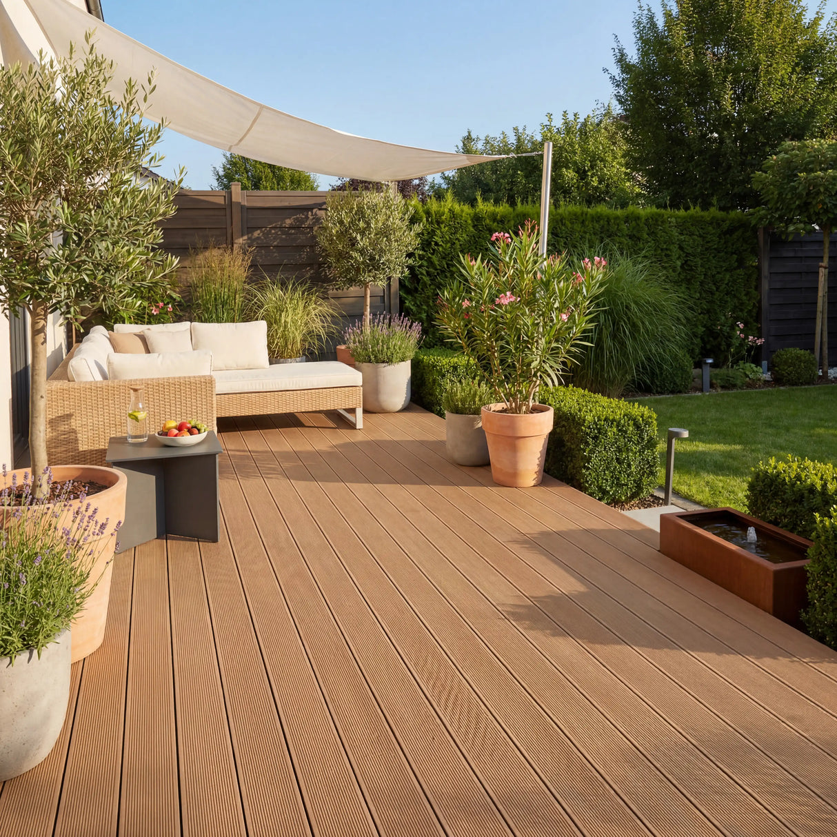 WPC Terrassendiele Massiv ECO Bangkirai