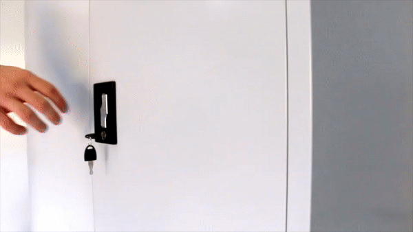 3er Set Stahlschrank XL 1950 x 900 x 450 cm