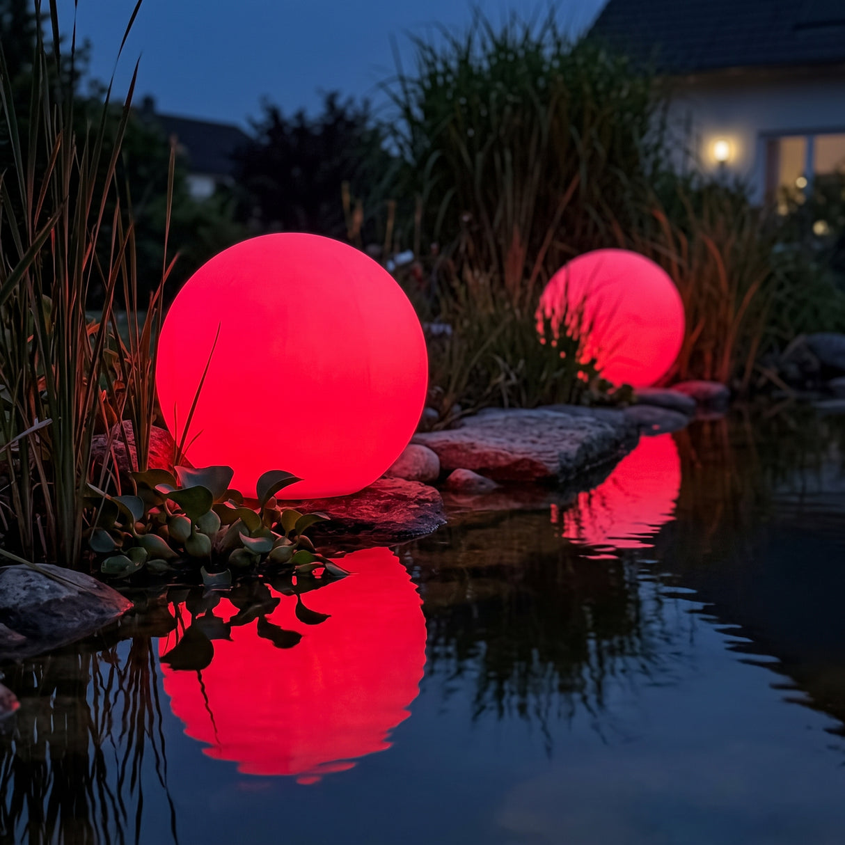 Solar-LED-Gartenleuchte Orb