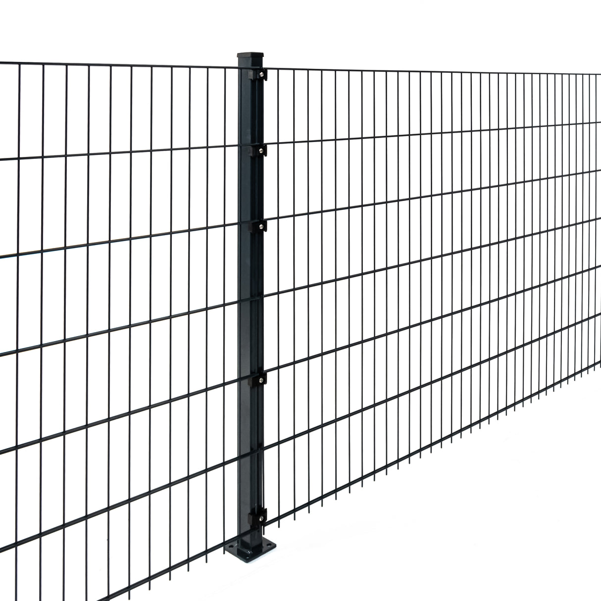 Doppelstabmattenzaun 6/5/6 mm Anthrazit