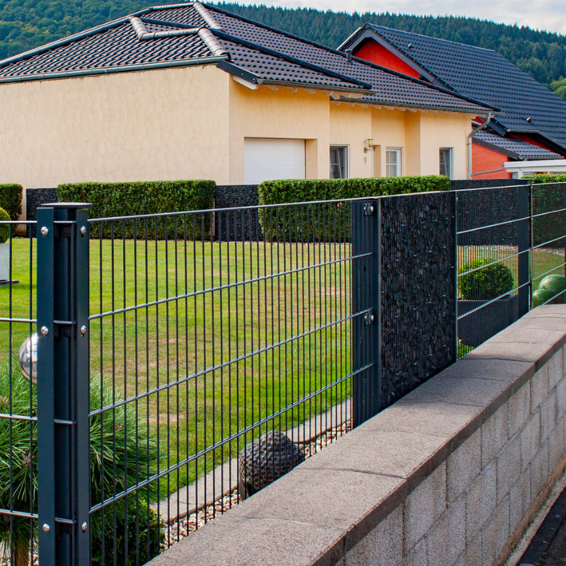 6/5/6 mm Doppelstabmattenzaun leicht