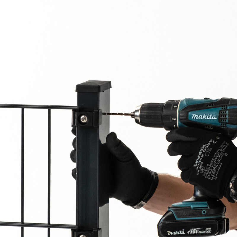 Halterung für Eckpfosten und Montage an Tür/Torpfosten (3 Stück)