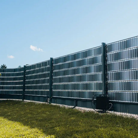 Solarmodule für den Doppelstabmattenzaun – Englputzeder