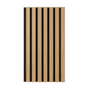 Akustikpaneel Premium Eiche – Filz Schwarz 244 × 60 cm