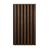 Akustikpaneel Premium Walnuss – Filz Schwarz 244 × 60 cm