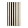 Akustikpaneel Premium Sand – Filz Schwarz 244 × 60 cm