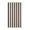 Akustikpaneel Premium Kiesel – Filz Schwarz 244 × 60 cm