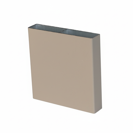 Muster ModuLine Aluzaun MARIO Rechteck breit, Seidengrau