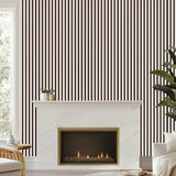 Akustikpaneel Premium Kiesel – Filz Schwarz 244 × 60 cm