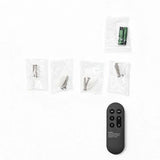 LED Solar Wand- und Zaunleuchte mit Bewegungsmelder und Fernbedienung Edge 4er Set