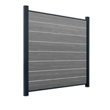 ModuLine Zaun-Komplettset ENZO, WPC Basalt
