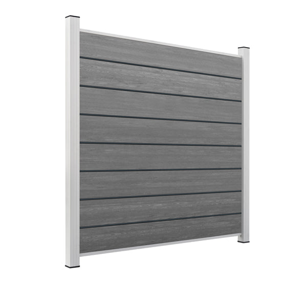 ModuLine Zaun-Komplettset ENZO, WPC Basalt