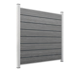 ModuLine Zaun-Komplettset ENZO, WPC Basalt