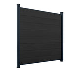 ModuLine Zaun-Komplettset ENZO, WPC Nero
