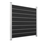 ModuLine Zaun-Komplettset ENZO, WPC Nero