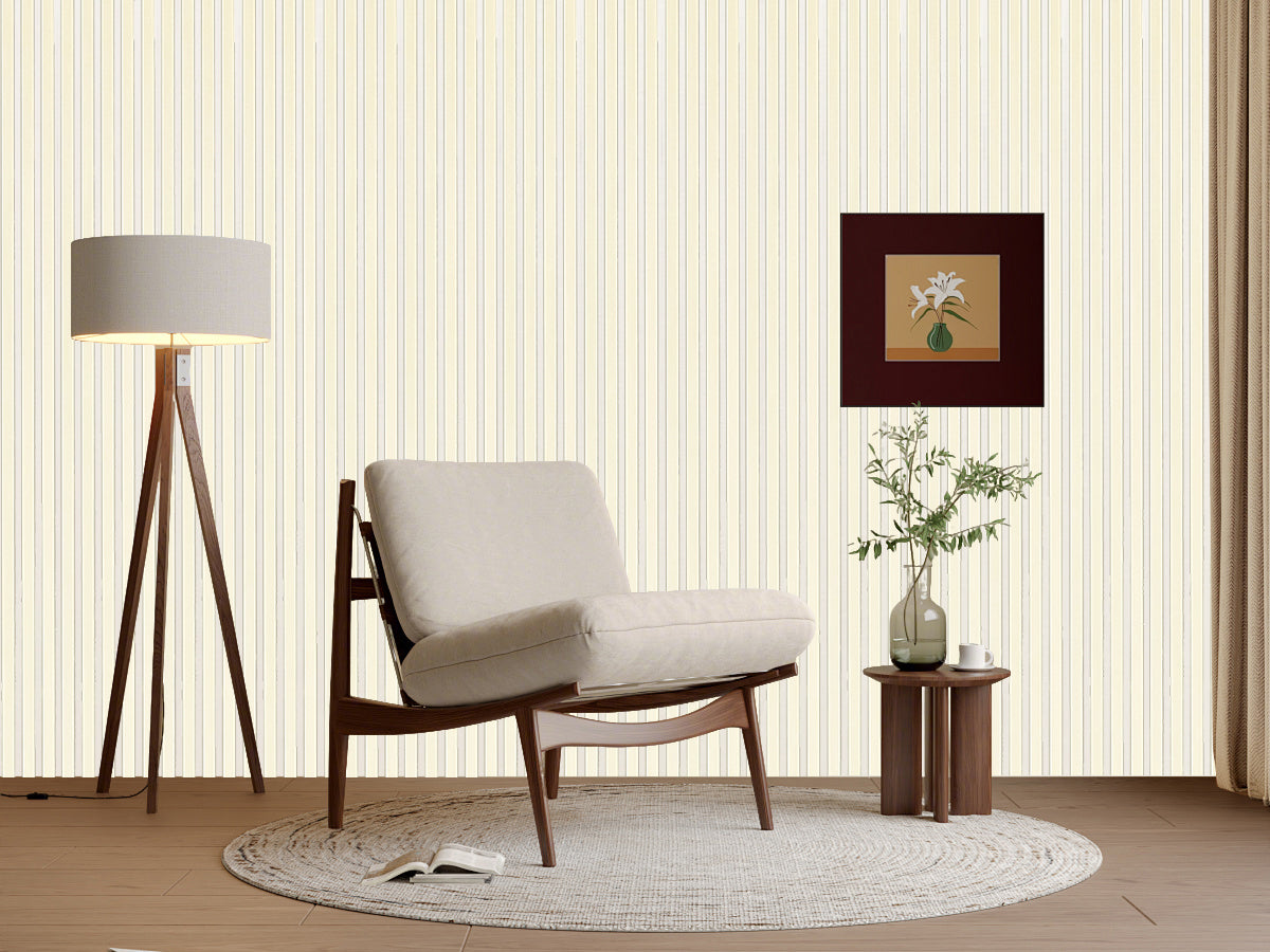 Akustikpaneel Premium Sand – Filz Beige 244 × 60 cm