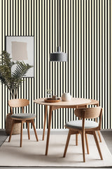 Akustikpaneel Premium Sand – Filz Schwarz 244 × 60 cm