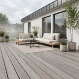 WPC Terrassendiele Massiv Antik Basalt