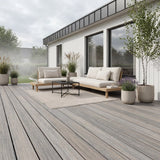 WPC Terrassendiele Massiv Antik Basalt