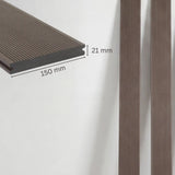 WPC Terrassendiele Massiv ECO Diamantnuss