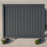 SkyShade Pro 3x3m Aluminium-Pergola mit LED & App-Steuerung – Anthrazit
