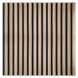 2er Set Wandverkleidung Akustikpaneel Eiche Natur 240x60cm