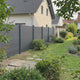 WPC Sichtschutzzaun ENZO Nero - Standard Anthrazit