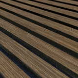 2er Set Wandverkleidung Akustikpaneel Comfort Walnuss 240x60cm